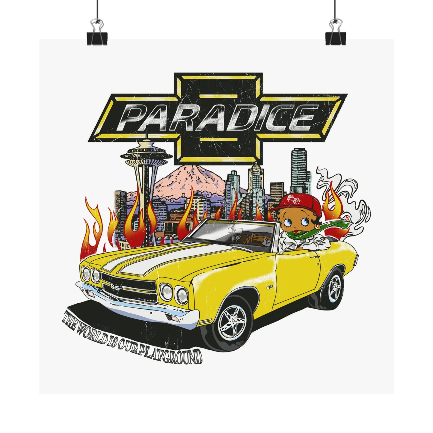 Chevy Boop Poster