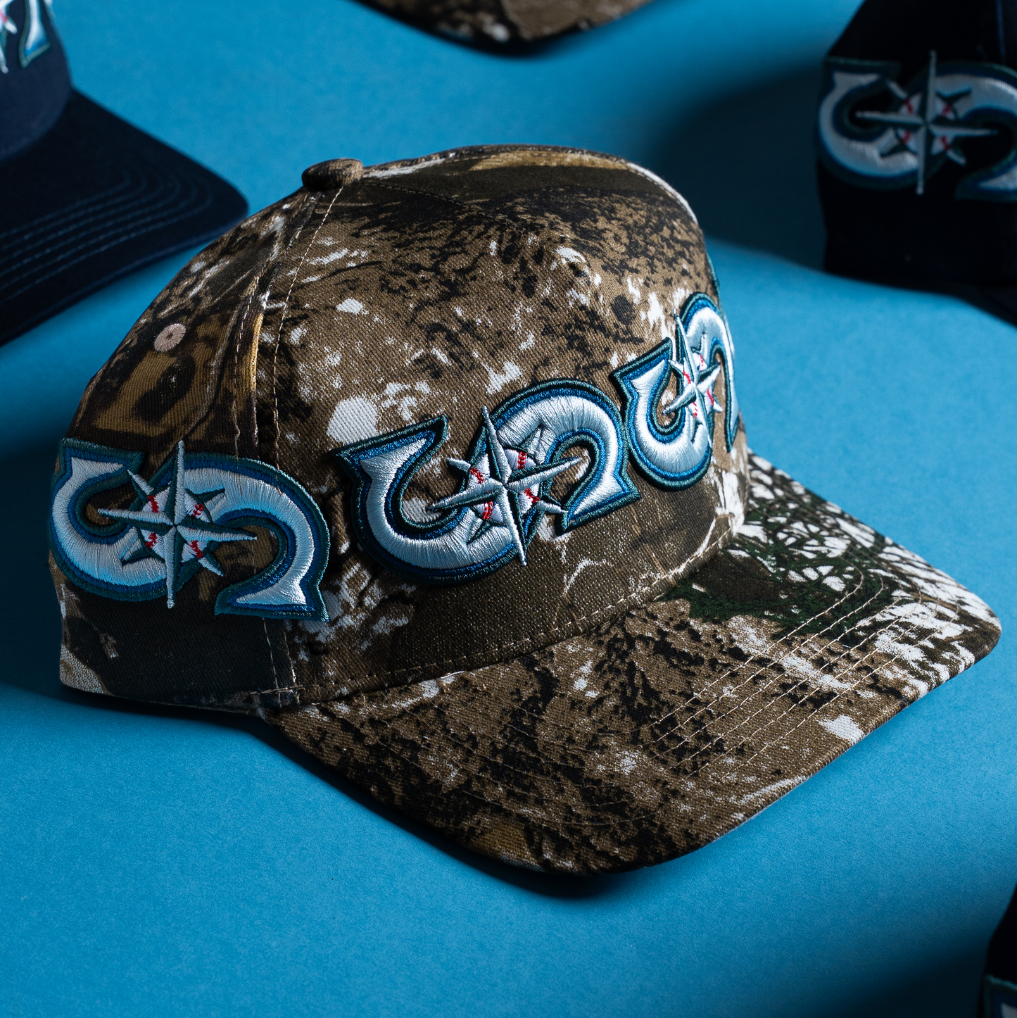 S Crown Hat (Wood Camo)