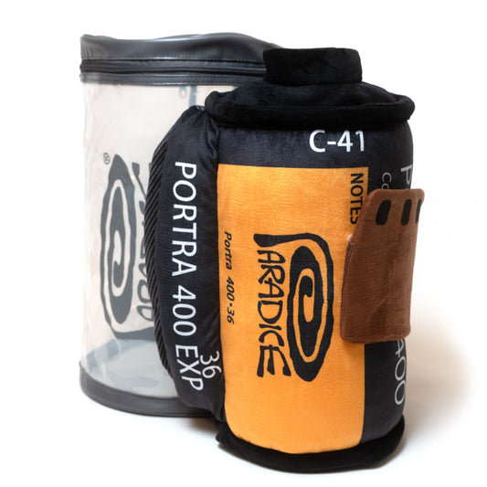 Jumbo Film Roll Pillow (w/ Shoulder Bag)