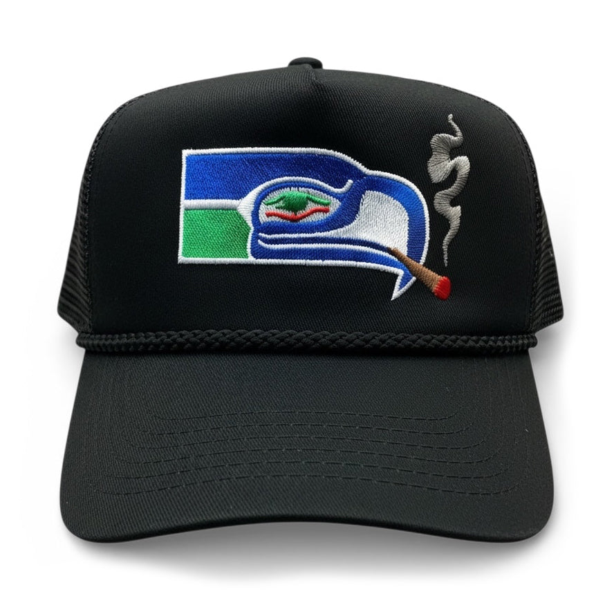 Smokin’ 49er Pack Trucker Hat (Black)