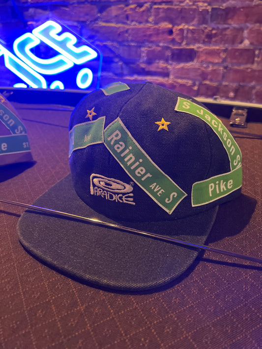 Street Sign Hat (Vintage Black)