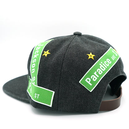 Street Sign Hat (Vintage Black)