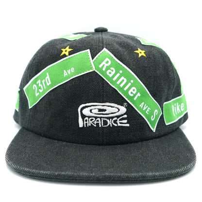 Street Sign Hat (Vintage Black)