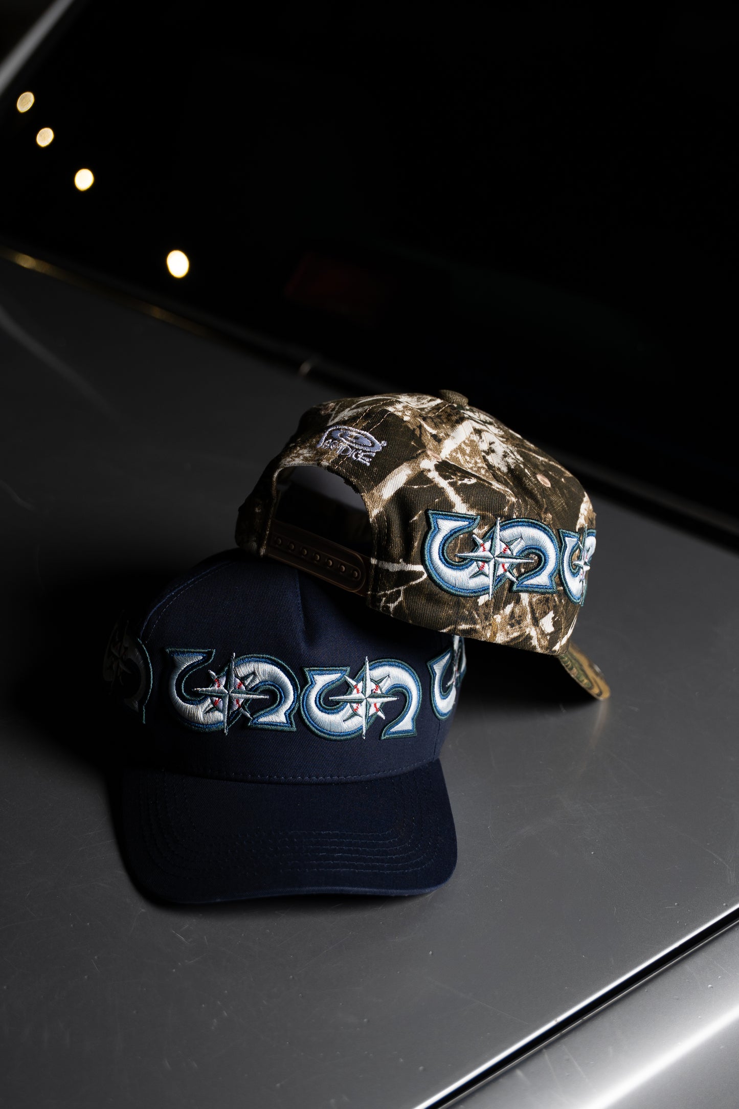 S Crown Hat (Navy)