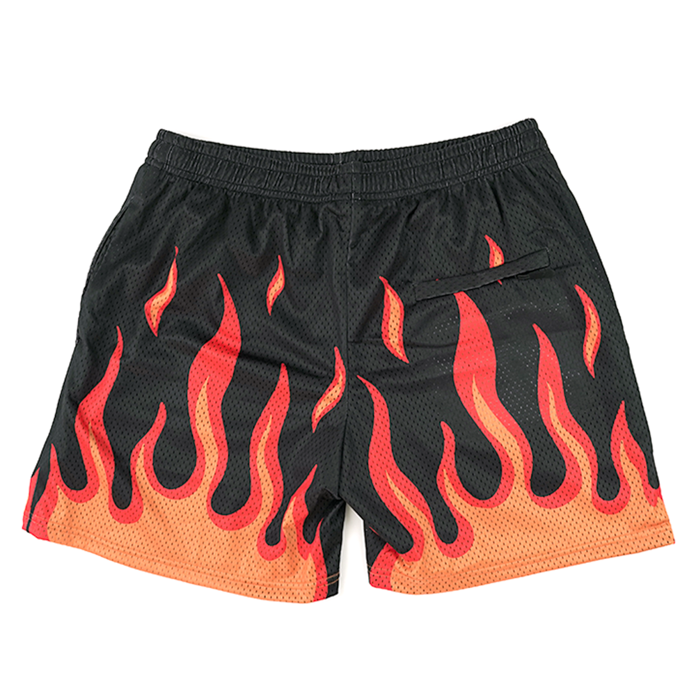 Flame Shorts - Mesh (Black)