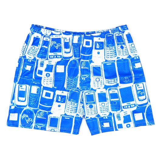 Cellphone Mesh Shorts