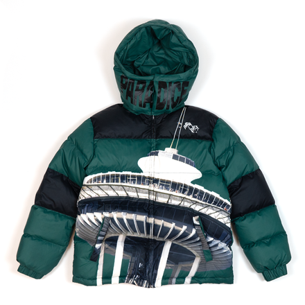 Needle Puffer Jacket (Green)