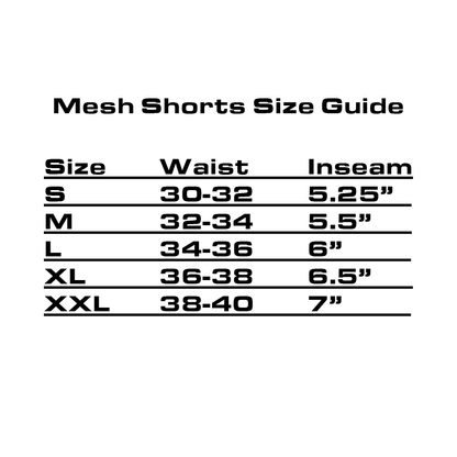 Cellphone Mesh Shorts