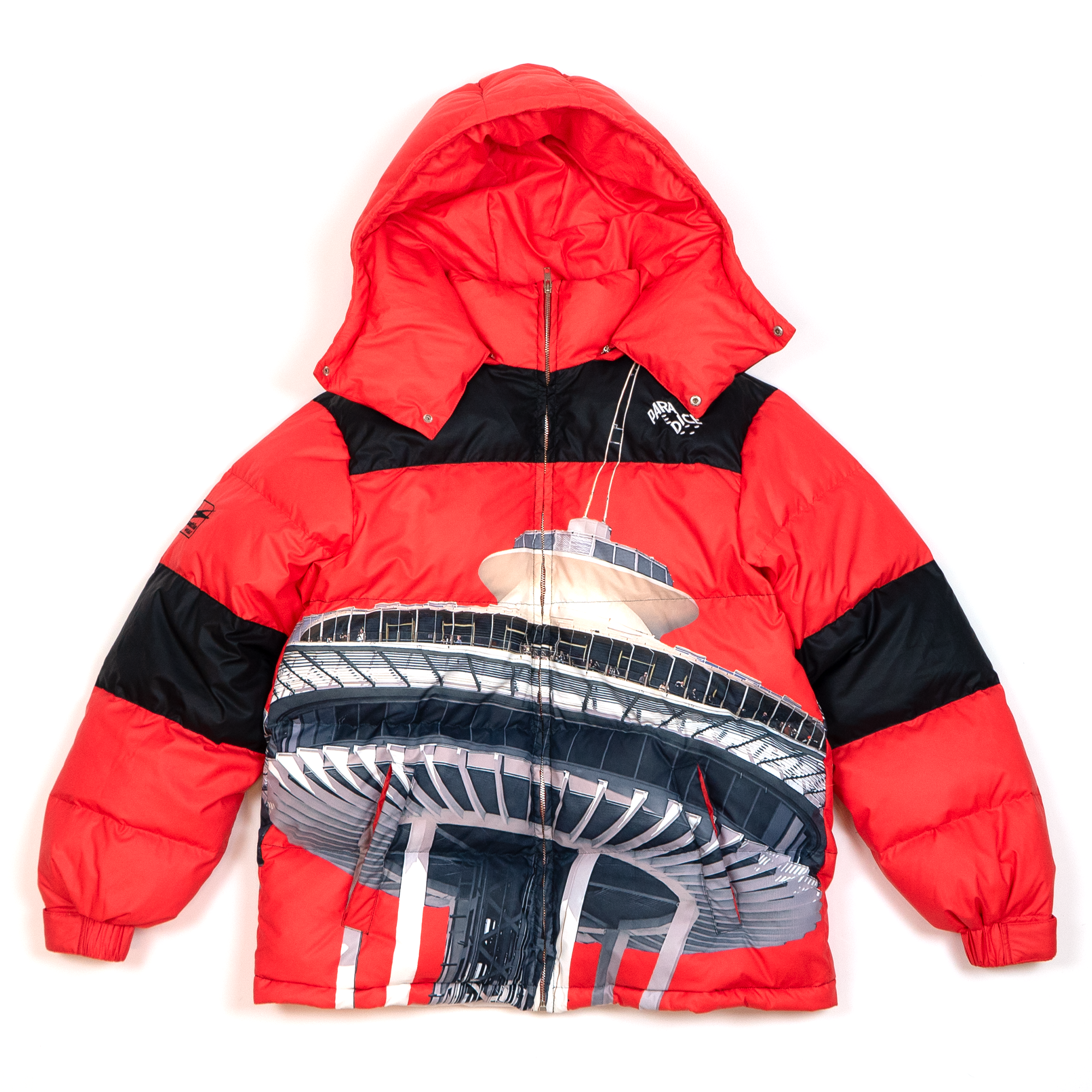 Needle Puffer Jacket (Red)