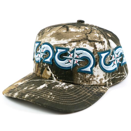 S Crown Hat (Wood Camo)