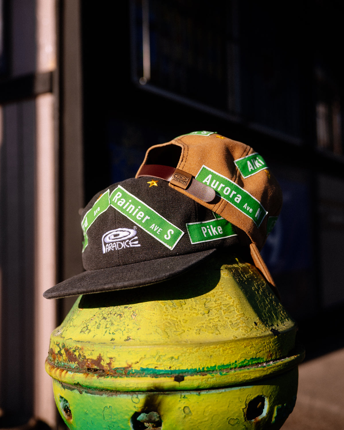 Street Sign Canvas Cap (Vintage Black)