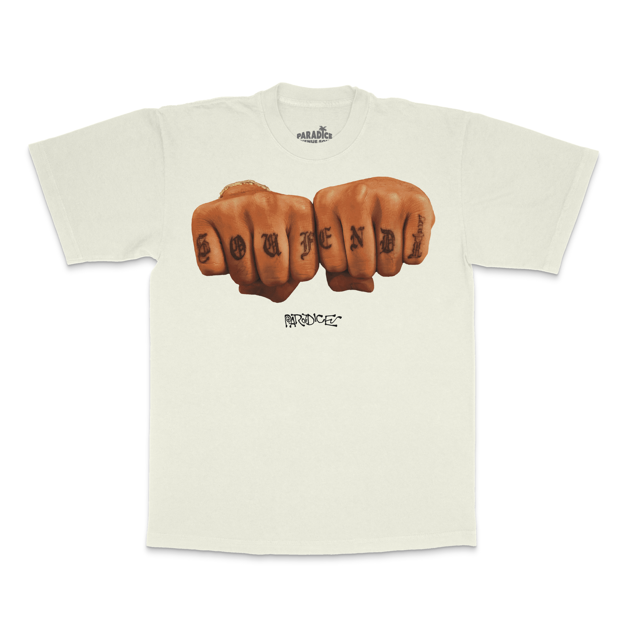 Knuckle Sandwich T-Shirt (Cream)