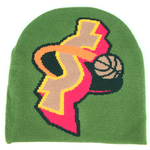 $onics Skullcap Beanie (Green)