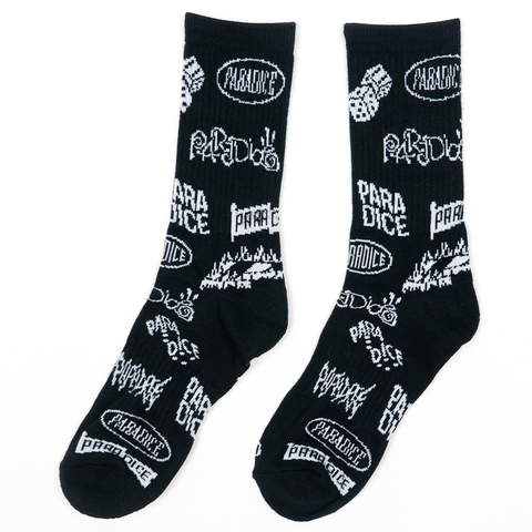 Paradice Logo Socks (Black)